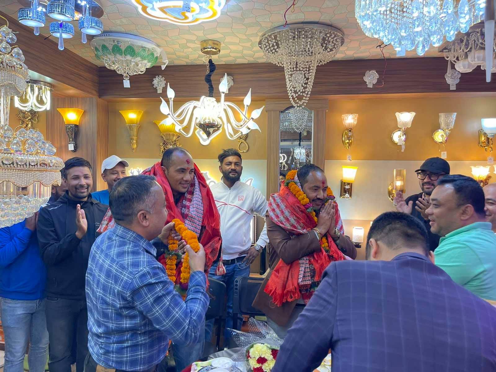 Celebration after Elected as a Chairman of SINDUPALCHOK CHAMBER OF COMMERCE AND INDUSTRIES